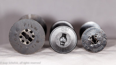Film spools 116, 120 & 620