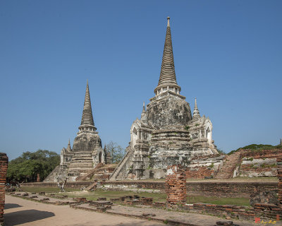 Two Main Chedis at Wat Phra Si Sanphet (DTHA025)