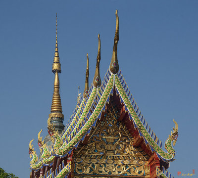 Wat Ban Ping Phra Wihan Gable Peak and Chofah (DTHCM0319)