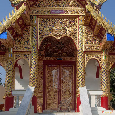 Wat Dok Eung Phra Ubosot Entrance (DTHCM0353)