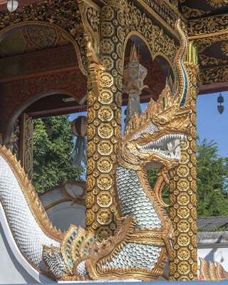 Wat Saen Muang Ma Luang Ho Trai Makara and Naga Guardian (DTHCM0640)