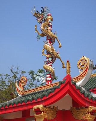Wat Thung Setthi Chinese Shrine Dragon Pillar (DTHB1565)