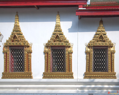 Wat Chumphon Nikayaram Phra Ubosot Windows (DTHA0130)