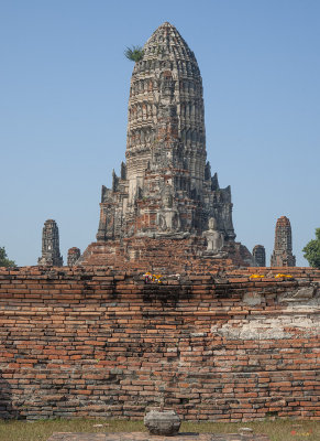 Wat Chaiwatthanaram Ubosot Platform and Buddha Images DTHA0189