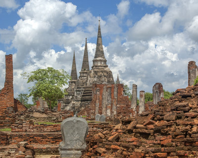 Wat Phra Si Sanphet Chedi and Ubosot Ruins (DTHA0022)