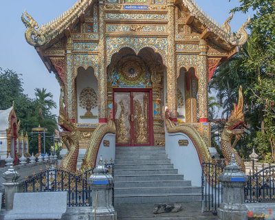 Wat Thatkam Phra Ubosot Entrance (DTHCM0696)