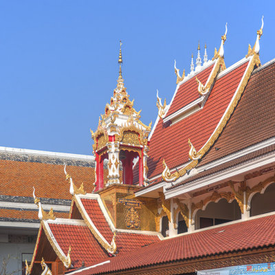 Wat Thatkam Bell Tower and Building Roof (DTHCM0711)