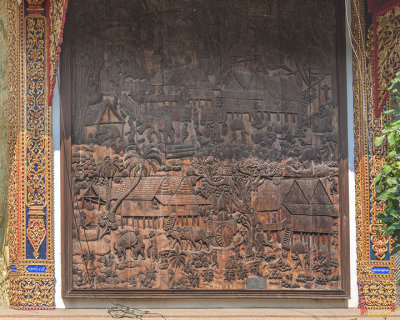 Wat Chai Monkol Phra Ubosot Diorama of Village Life (DTHCM0856)