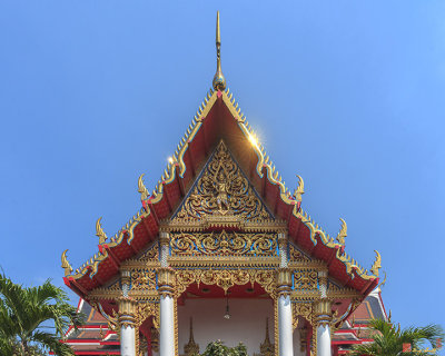 Wat Dokmai Phra Ubosot Gable (DTHB1777)