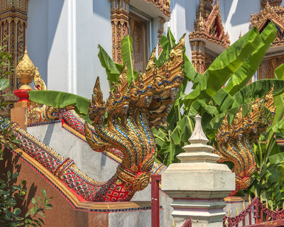 Wat Dokmai Phra Ubosot Stair Naga (DTHB1783)