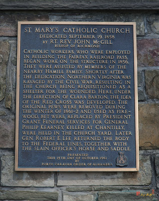 St. Mary's Catholic Church Historical Marker (DHFX0004)