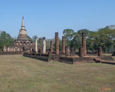 Wat Chang Lom Wihan and Main Chedi (DTHST0128)