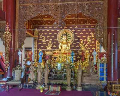 Wat Chiang Chom Phra Wihan Buddha Images (DTHCM0896)