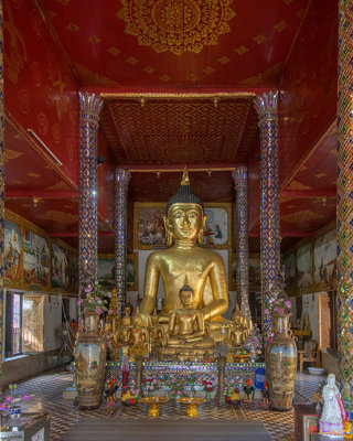 Wat Phra That Hariphunchai South Buddha Wihan Buddha Images (DTHLU0019)