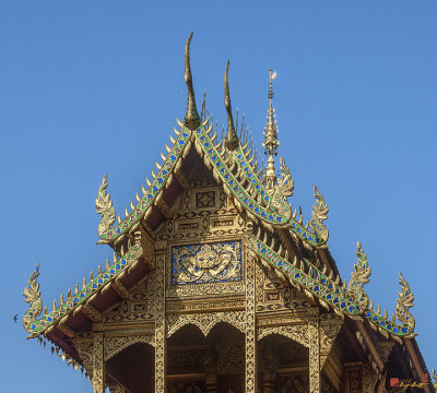 Wat Phra That Hariphunchai  Ho Tham (Holy Scripture Library) Gable (DTHLU0042)