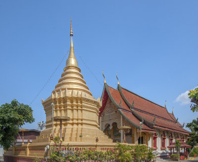 Wat Chang Rong Phra That Chedi and Wihan Luang (DTHLU0105)