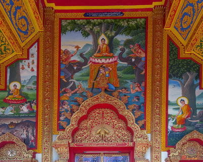 Wat Si Chum Phra Ubosot Entrance Painting (DTHLU0121)