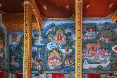 Wat Rong Sao Wihan Luang Interior Paintings (DTHLU0157)