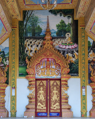 Wat Mae San Ban Luk Phra Ubosot Door (DTHLU0194)