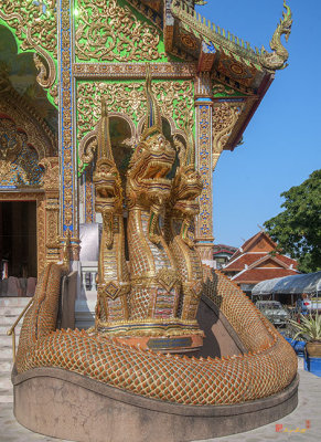 Wat Mahawan Wihan Luang Triple-headed Naga (DTHLU0277)