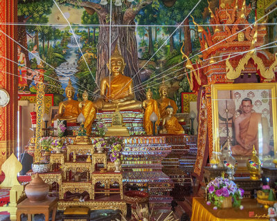 Wat Phra Khong Reusi Phra Ubosot Buddha Images (DTHLU0370)
