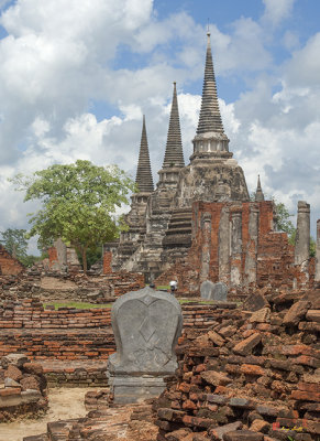Chedis at Wat Phra Si Sanphet (DTHA023)