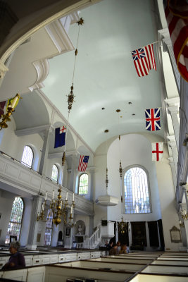 Interior of Old North Church