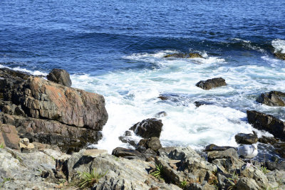 Ocean on Rocks Ogunquit Maine