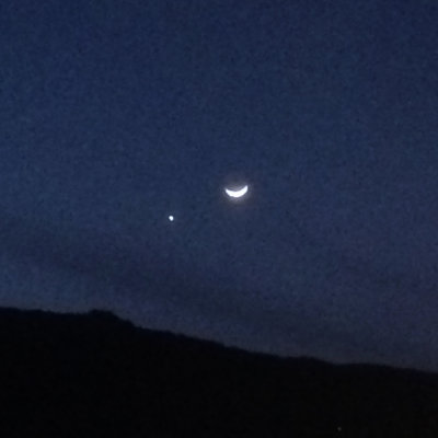 Moon and Mars 