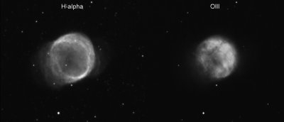 NGC 6781 Ha and OIII
