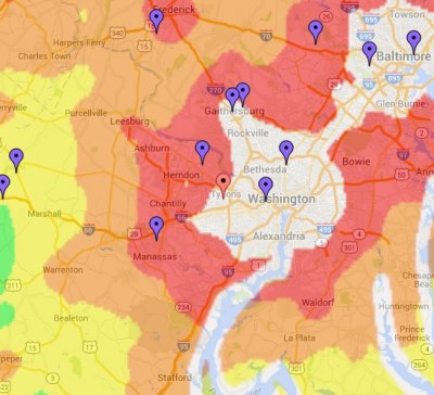 Light Pollution Map