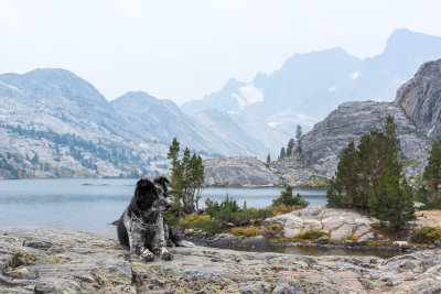 Relaxing on the shores of Garnet Lake.