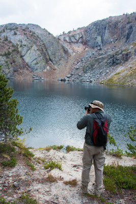 Andy shooting Ruby Lake.