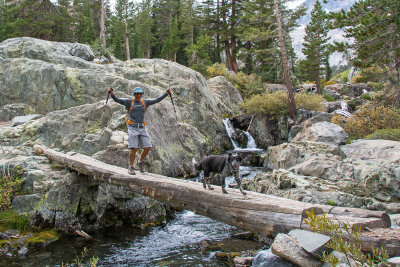 Waterfalls galore on the hike to Ediza.