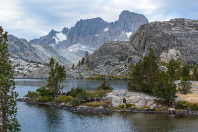  Early morning snapshot with Banner and Ritter peaks in the background.