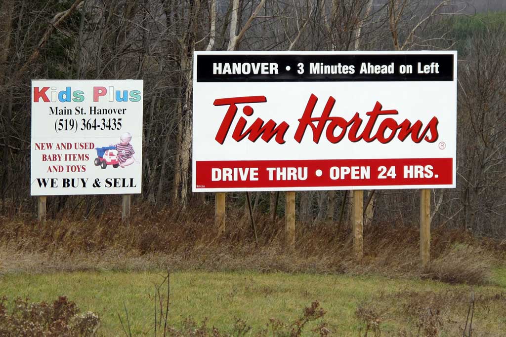 TIMS HANOVER BILLBOARD