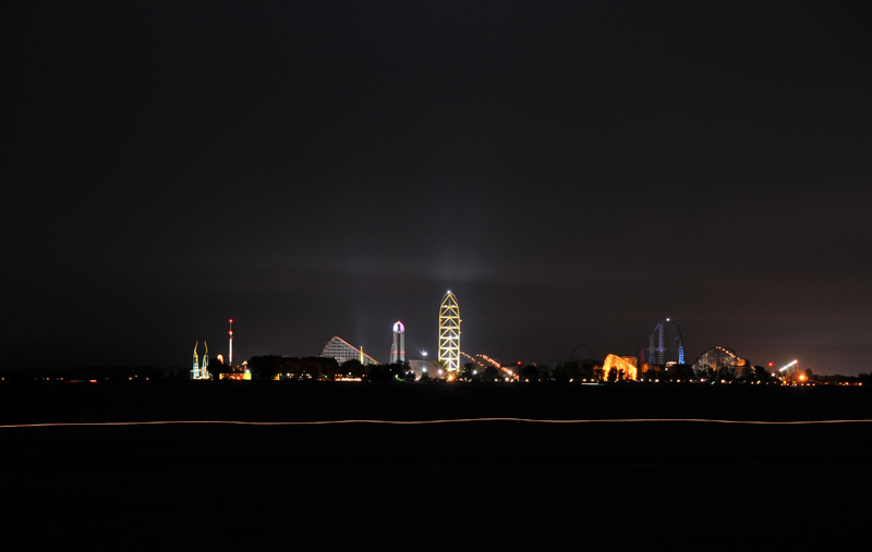 Cedar Point at Night from Marblehead