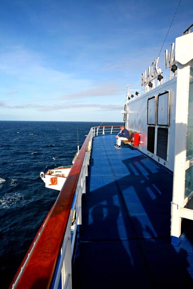 BLACK WATCH Top Deck looking towards Bow