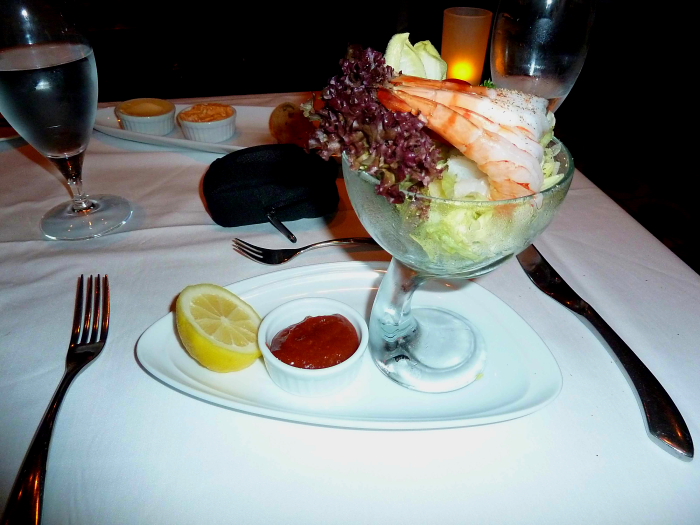 INDEPENDANCE OF THE SEAS Portofino Italian Restaurant Prawn Starter