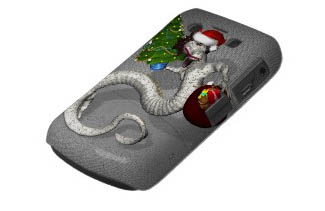 Santa Dragon Blackberry Case Bold Cover