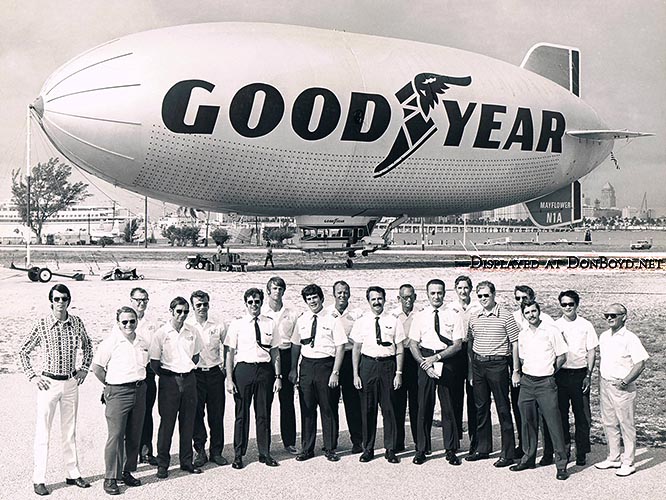 1972 - the fine employees of Goodyear Airship Operations and the GZ-19 Mayflower N1A