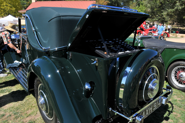 1933 Rolls-Royce Phantom II Continental Sedanca, Jay & Christina Moore, Lahaina, HI, Best in Class -- European Pre-War (1002)