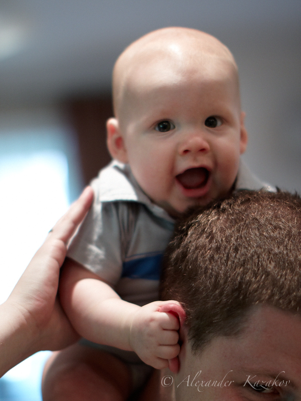 The best insurance - daddys ears!