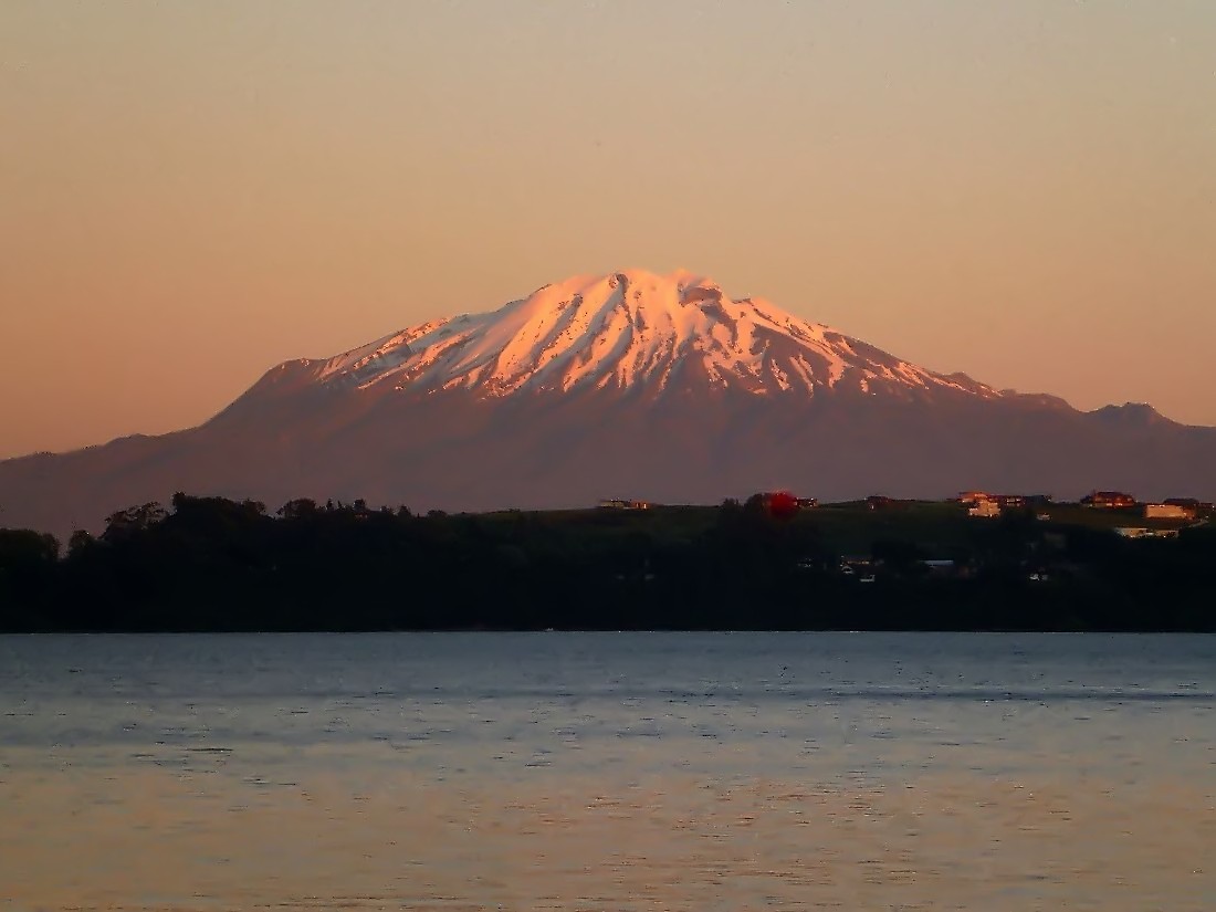 Mt. Calbuco at sunset