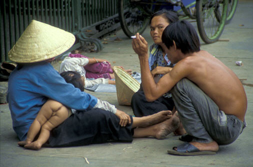 Hanoi Sidewalk