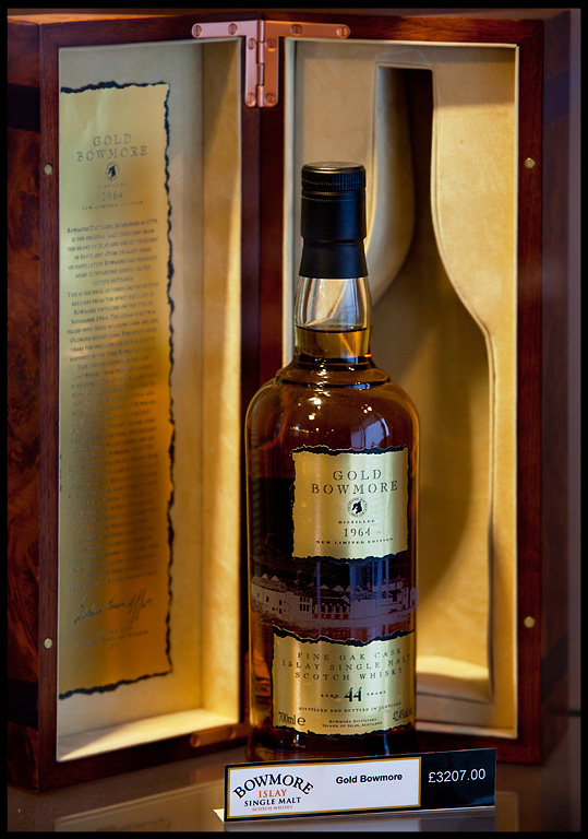 Gold Bowmore - a very old and expensive Islay whisky