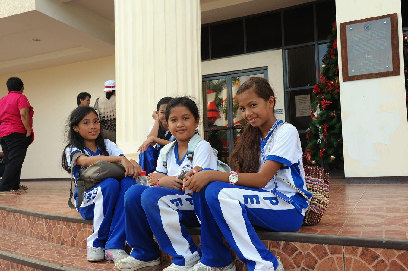 Young school students.