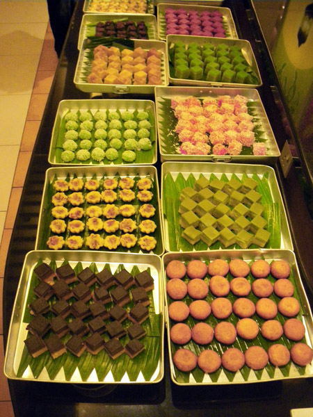 Trays of Colorful Desserts