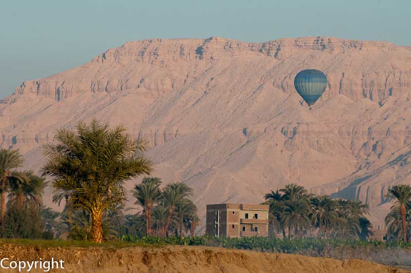 West Bank at Luxor, early morning