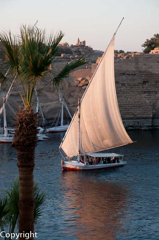 On the Nile at Aswan